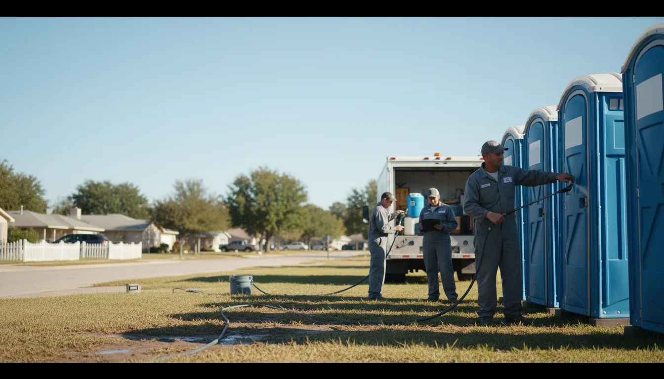 Long-Term Portable Toilet Rental in Ivanhoe, TX near me